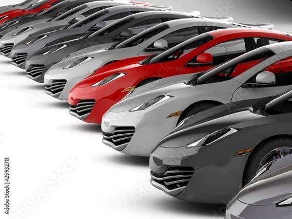 Obraz car  dealer 3d