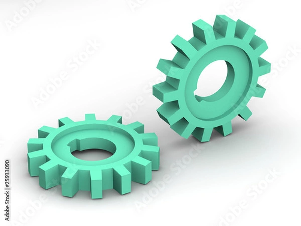 Fototapeta gear