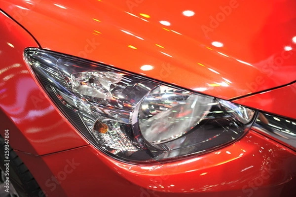 Obraz led car light  automobile closeup