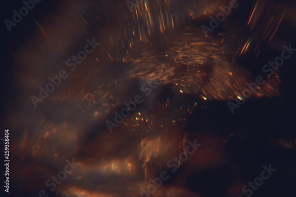 Obraz Gold light leaks