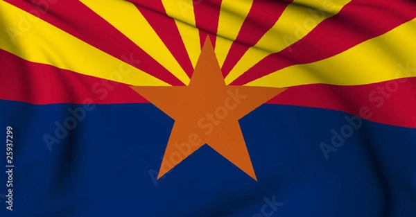 Obraz Arizona flag - USA state flags collection