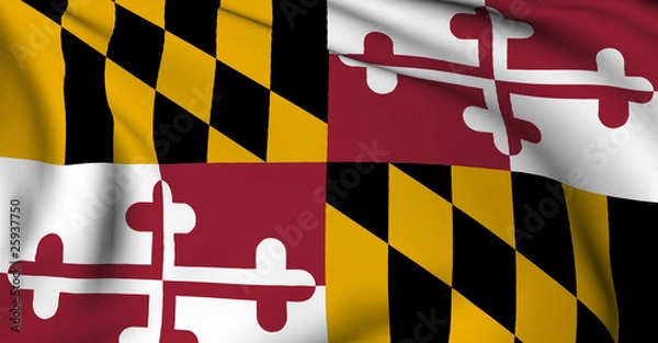 Obraz Maryland flag - USA state flags collection
