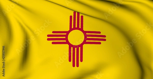 Obraz New Mexico flag - USA state flags collection