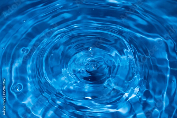 Obraz Blue water drops