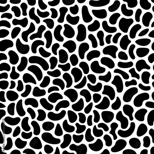 Obraz Seamless abstract spotted irregular pattern. Vector leather texture.