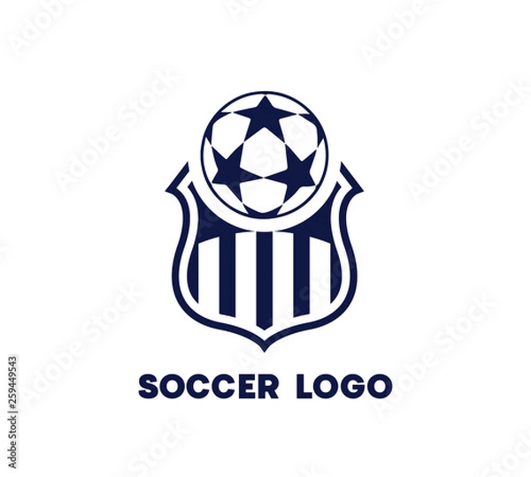 Fototapeta Soccer Team Logo