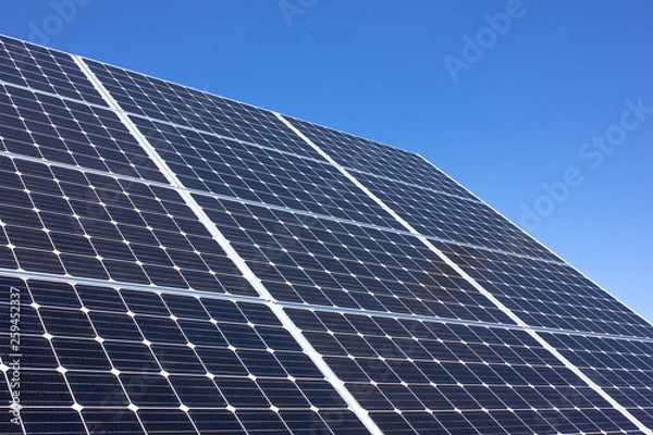 Fototapeta ソーラーパネル 太陽光発電システム