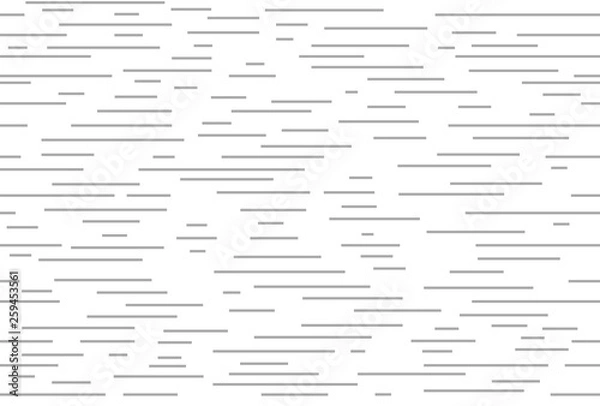 Fototapeta Seamless stripes random pattern vector. Design lines black on white background. Design print for textile, wallpaper, background, elements