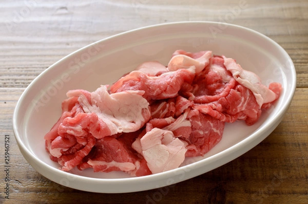 Fototapeta 牛肩ロース肉