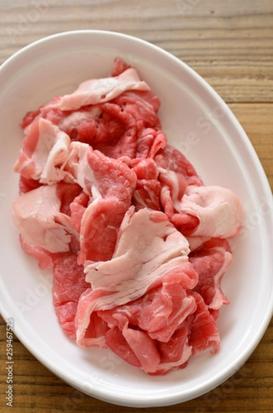 Fototapeta 牛肩ロース肉