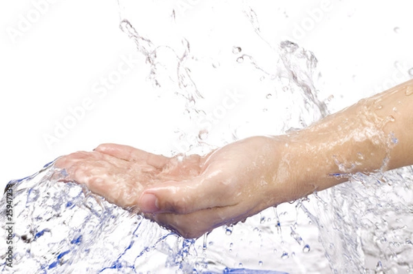 Obraz water on hand