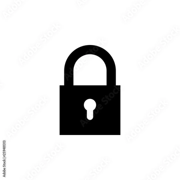 Fototapeta Lock icon. Encryption icon. Security symbol