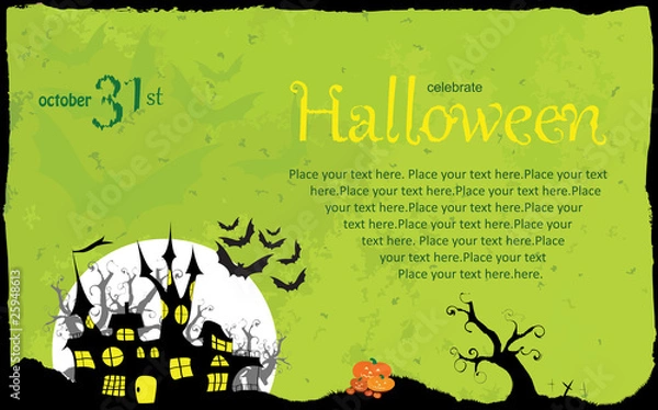 Obraz halloween  card