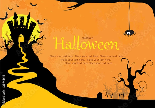 Obraz halloween  card