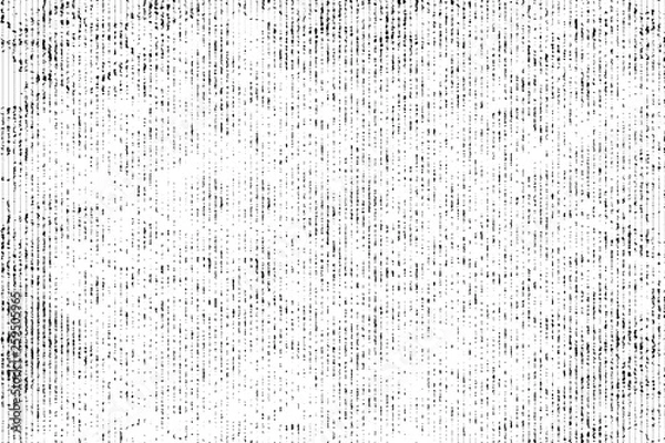 Obraz Halftone monochrome grunge vertical lines texture.