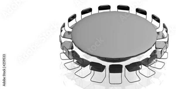 Fototapeta round table