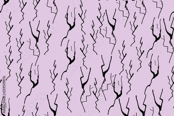 Obraz branch line pattern