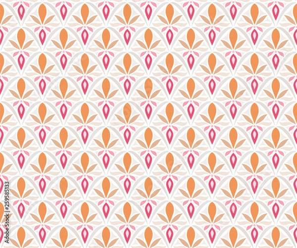 Obraz Vintage Seamless Geometric Pattern. Abstract Vector Background. Art Deco Texture.