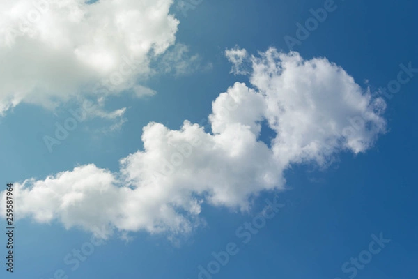 Obraz blue sky with clouds, background, texture