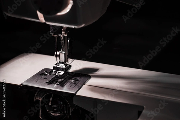 Obraz Sewing machine close up