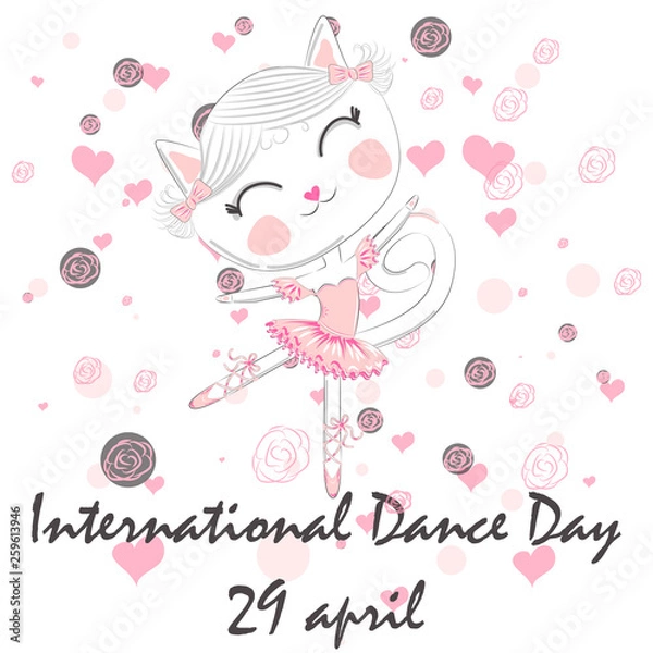 Obraz International Dance Day concept. April 29