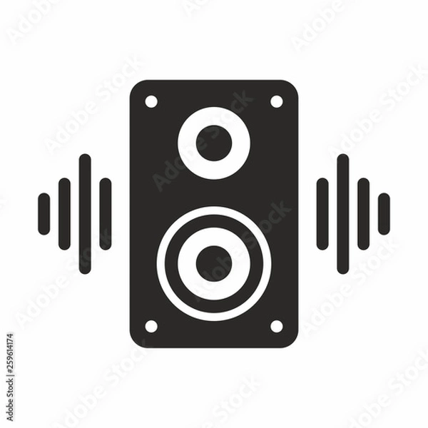 Obraz Music speaker icon