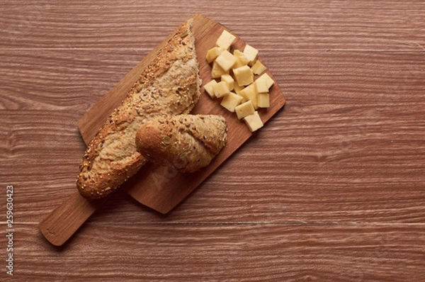 Obraz bread with cheese