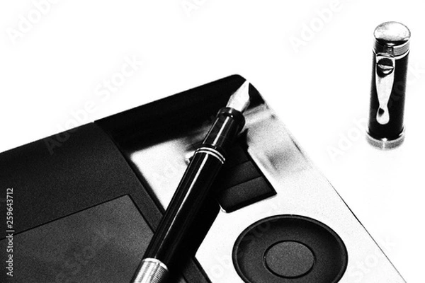 Fototapeta Pen and wacom