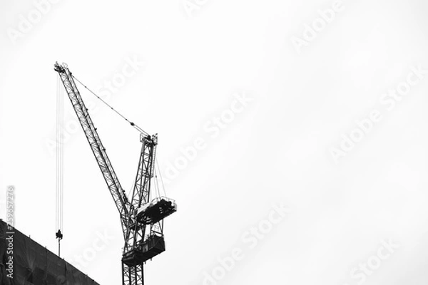 Fototapeta Construction crane