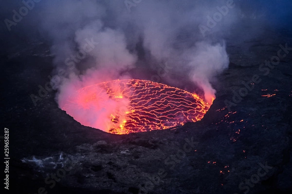Obraz Nyirangongo volcano in Congo