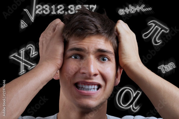 Fototapeta Panic Math