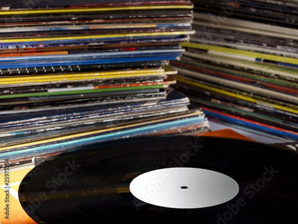 Obraz Langspielplatten