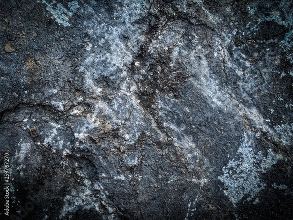 Fototapeta Blue and white  old stone pattern background image