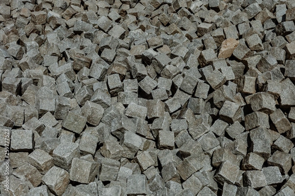 Fototapeta Granite Cube for Contruction