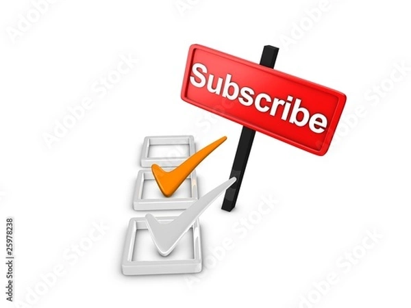 Obraz Subscribe