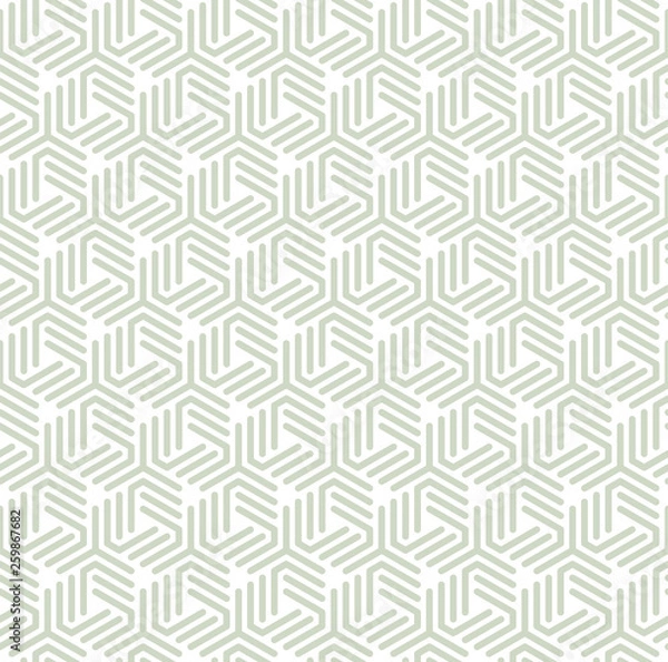 Fototapeta Vector seamless pattern, geometric ornament for textile print