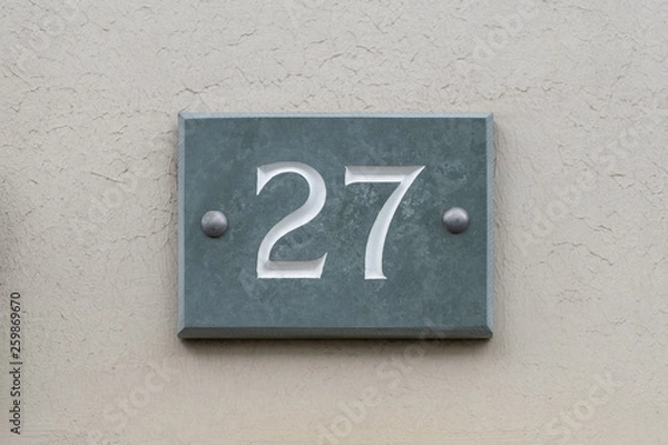 Obraz House Number 27