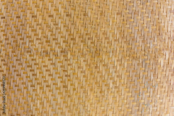 Obraz The pattern of bamboo basketry.