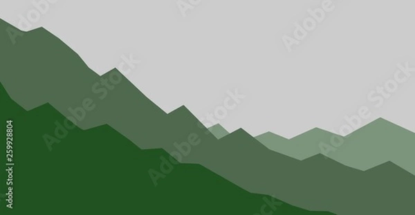 Obraz Mountainous Terrain Landscape