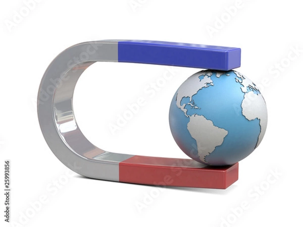 Obraz Magnet and Earth