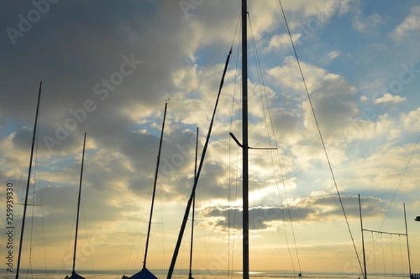 Obraz sunset in the sky