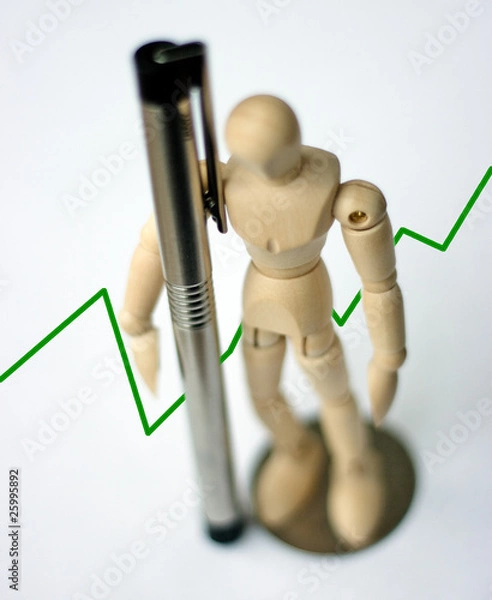 Obraz figur mit stift