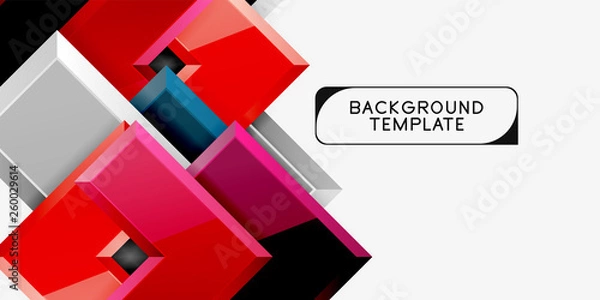 Obraz Abstract arrows composition background