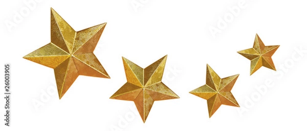 Obraz Four golden stars