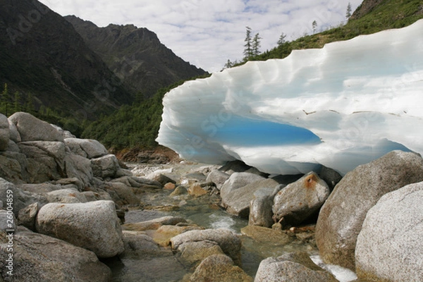 Fototapeta Ice and spring