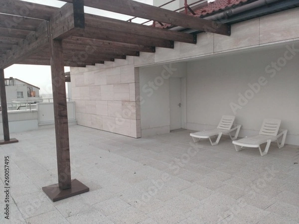 Obraz balcony, chaise lounge, rest