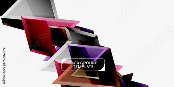 Fototapeta Geometric minimal design background