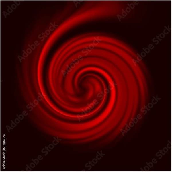 Fototapeta rote spirale