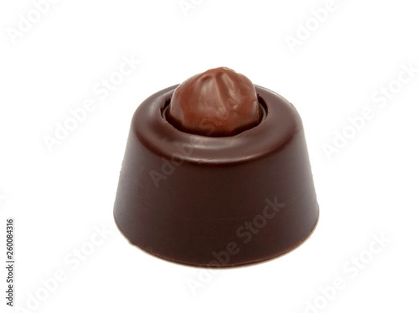 Obraz exclusive chocolate sweets isolated on the white