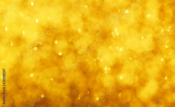 Fototapeta abstract yellow blurred bokeh